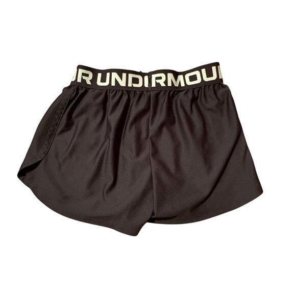 Under Armour Girls Light Weight Athletic Shorts-Black-Youth Medium-GUC - Picture 5 of 5